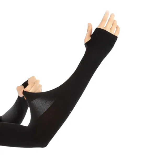 Black_Arm_Sleeve_With_Thumb_Hole_For_Unisex_(2_Pack)