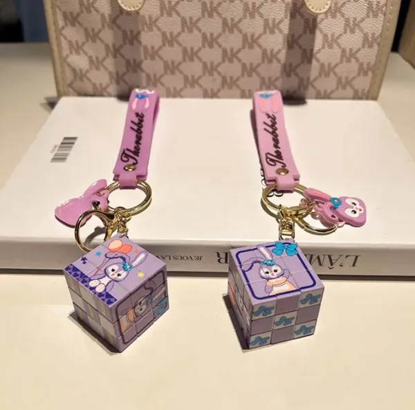 Rubiks_Cube_Rabbit_Stainless_Steel_Keychain