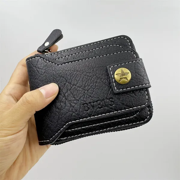 Black_Pu_Leather_Multi-Functional_Pu_Zipper_Cardholders_Purse