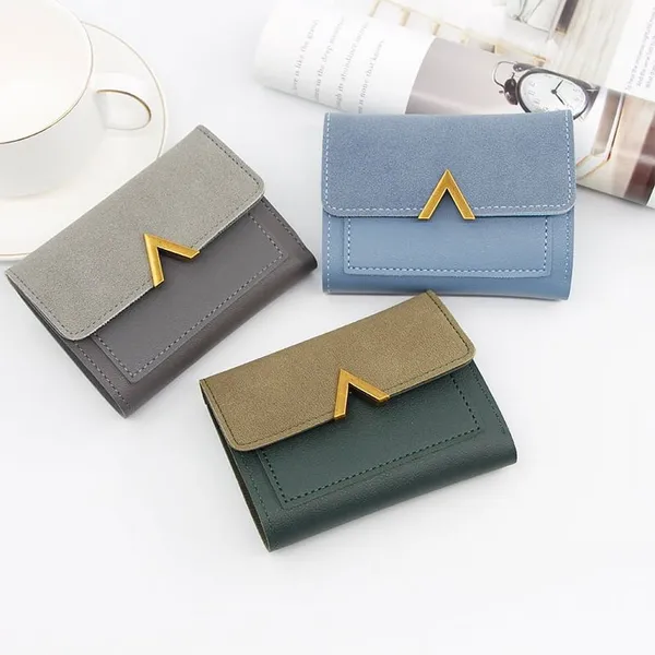 Green_Tri-Fold_Retro_Faux_Leather_Purses_For_Women