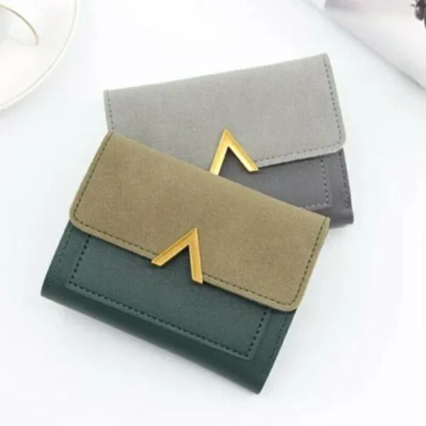 Green_Tri-Fold_Retro_Faux_Leather_Purses_For_Women