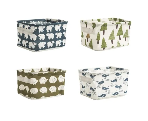4_Pack_Multi-color_Foldable_Storage_Baskets