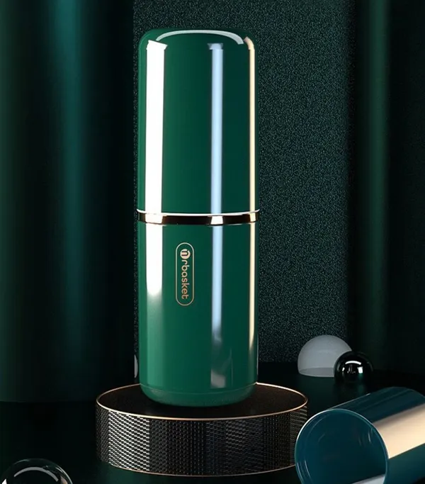 2_Pack_Multifunction_Portable_Toothbrush_Case_Holder_(Green)