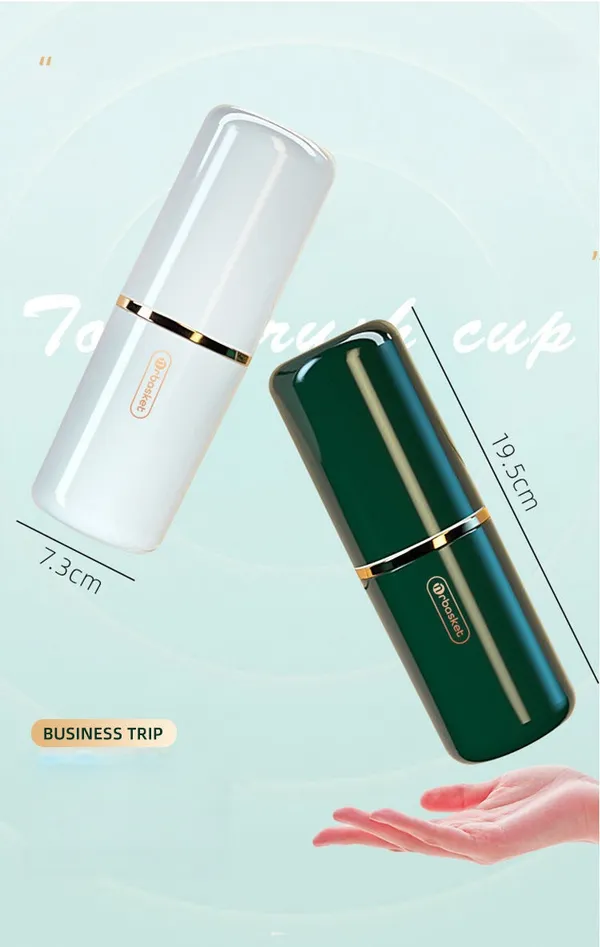 2_Pack_Multifunction_Portable_Toothbrush_Case_Holder_(Green)