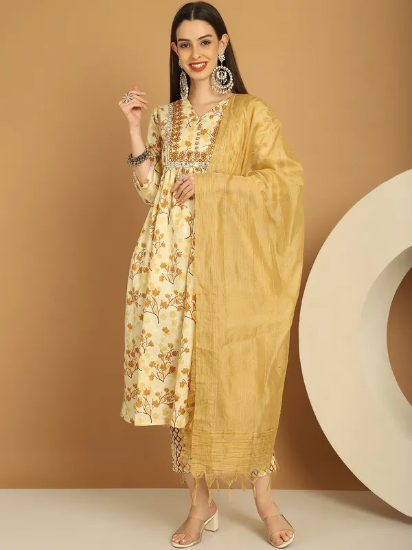 Brown_Cotton_Women's_Kurta_Set