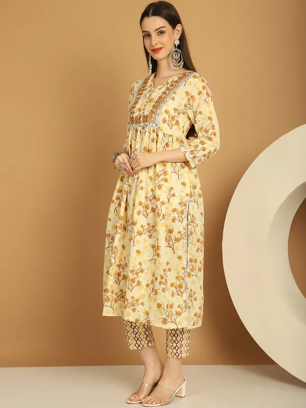 Brown_Cotton_Women's_Kurta_Set