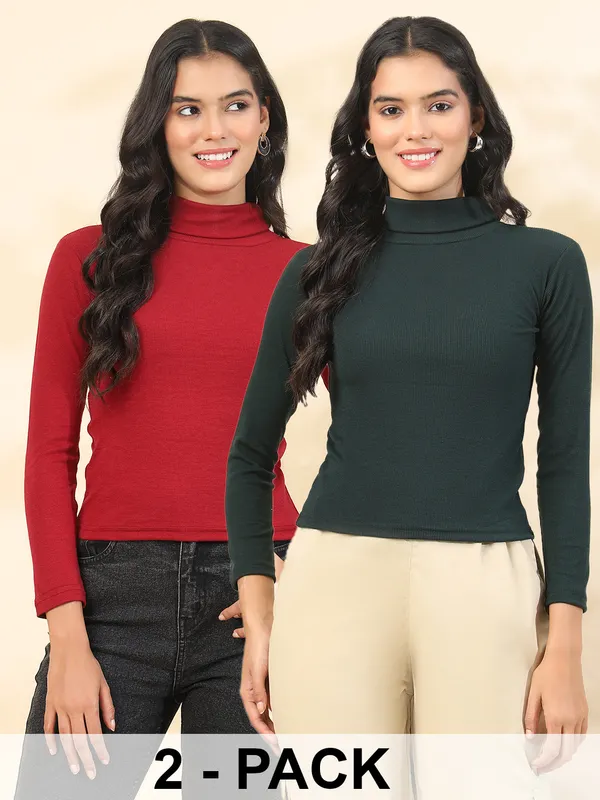Multicolor_Premium_Cotton_Full_Sleeves_Top_For_Women_(Pack_Of_2)