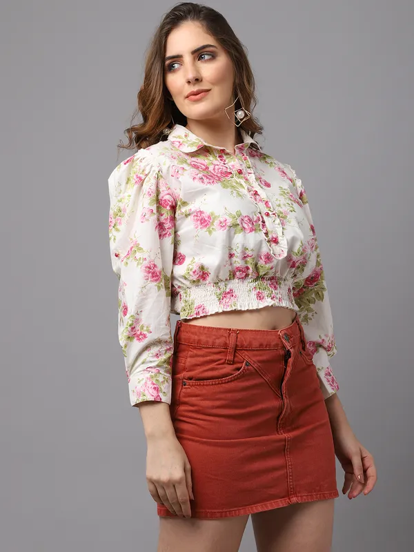 White_Floral_Print_CropTop