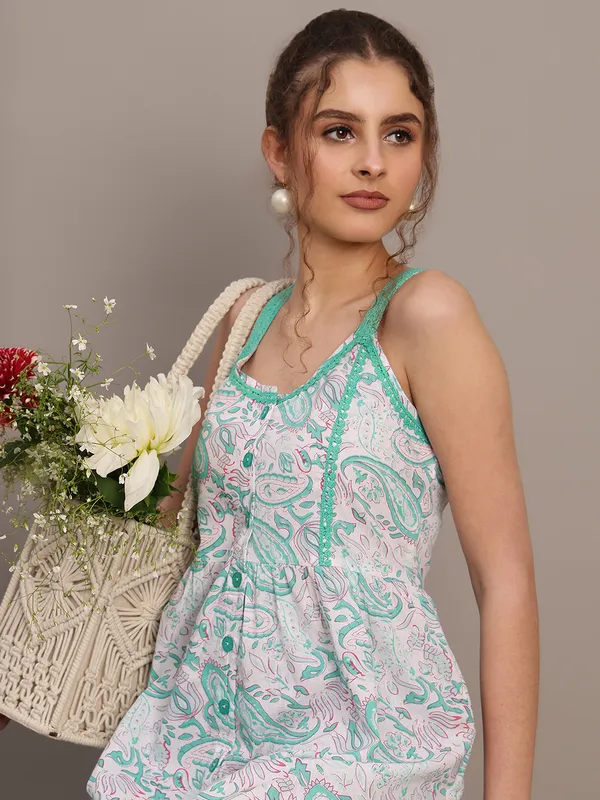 Mint_Paisley_Strap_Midi_Dress