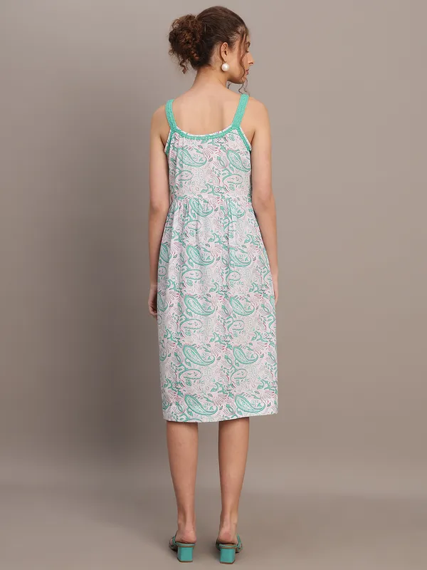 Mint_Paisley_Strap_Midi_Dress