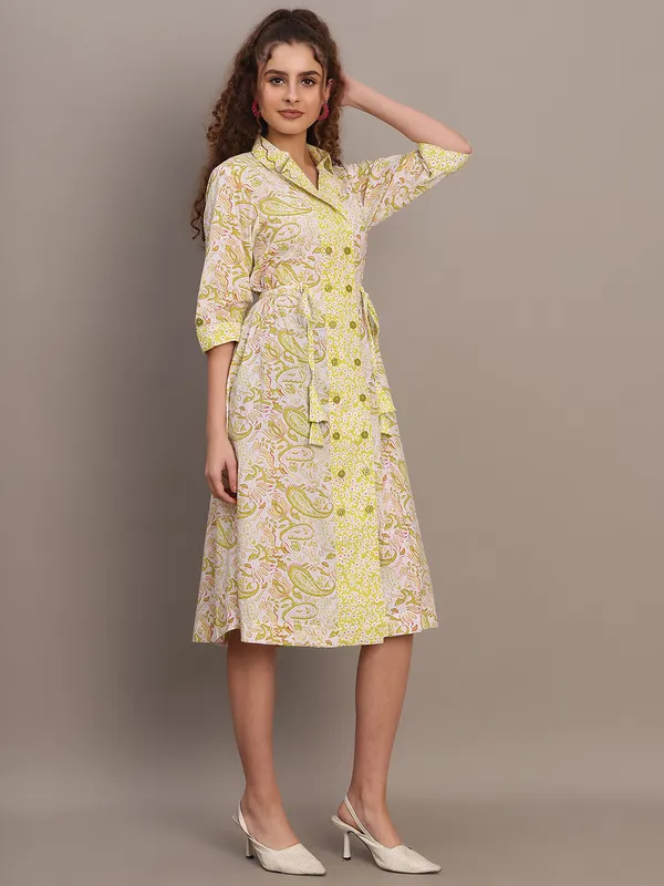 Sunshine_Paisley_Shirt_Midi_Dress