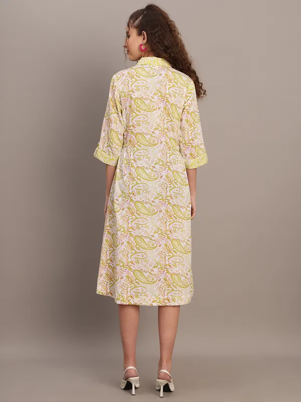 Sunshine_Paisley_Shirt_Midi_Dress