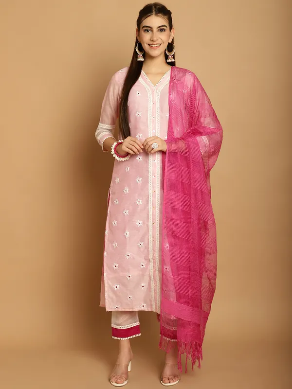 Pink_Chanderi_Women's_Set