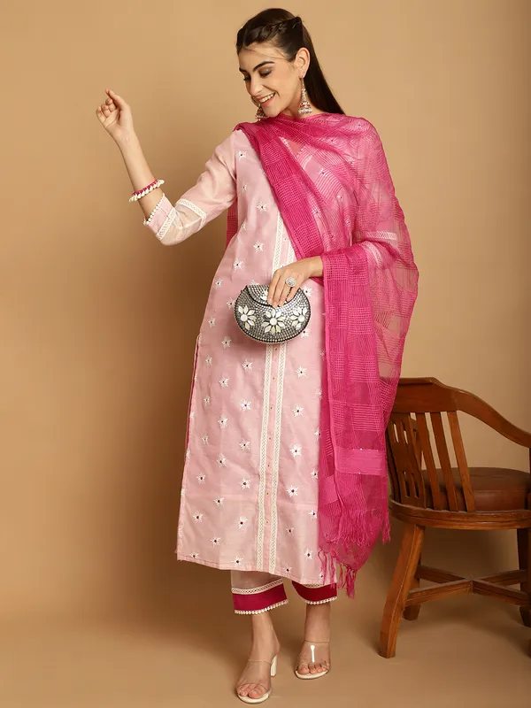 Pink_Chanderi_Women's_Set