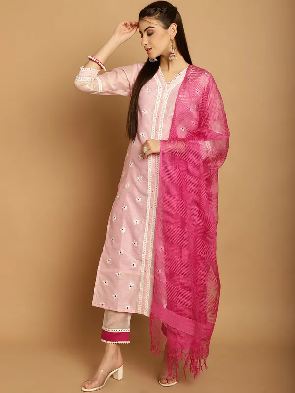 Pink_Chanderi_Women's_Set