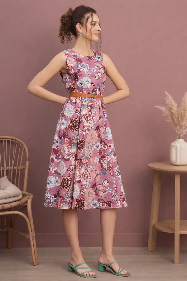 Mauve_Garden_Belted_Midi_Dress