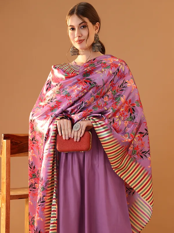 Pink_Premium_Chanderi_Full_Sleeves_Kurta_Set_For_Women