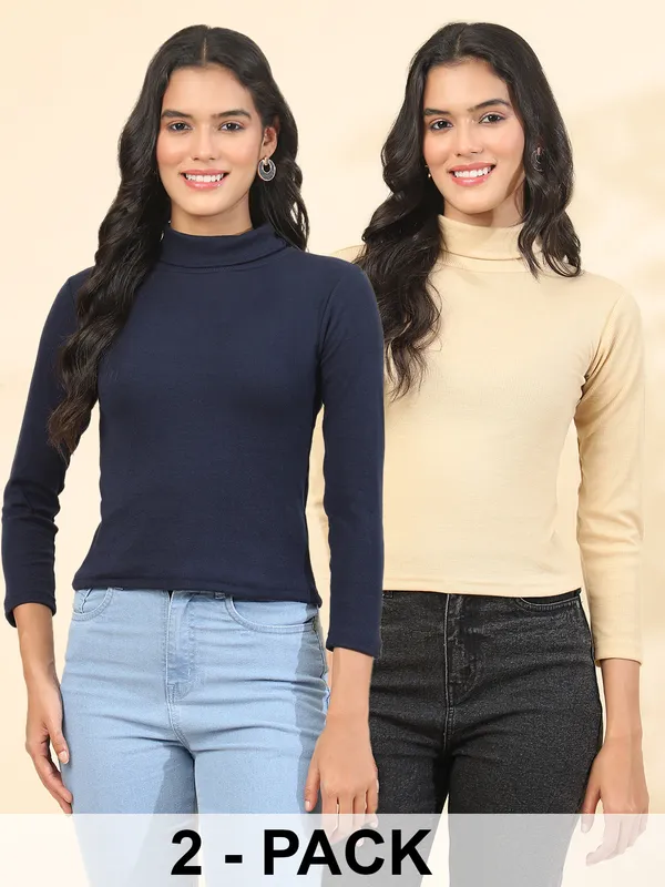 Multicolor_Premium_Cotton_Full_Sleeves_Top_For_Women_(Pack_Of_2)