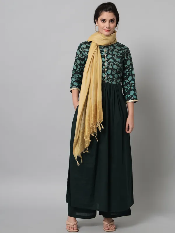 Green_Cotton_Kurta_Set