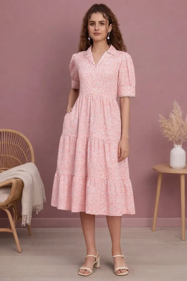 Blush_Floral_Tiered_Midi_Dress