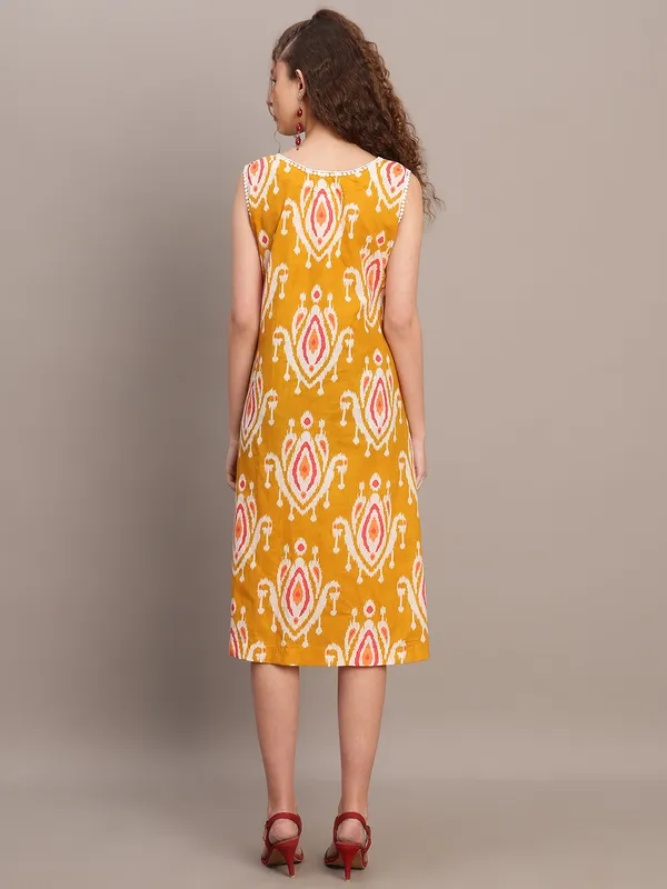 Mustard_Ikat_Sleeveless_Midi_Dress