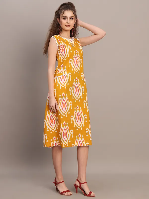 Mustard_Ikat_Sleeveless_Midi_Dress