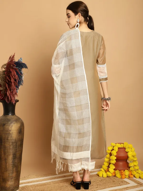 Brown_Chanderi_Women's_Set