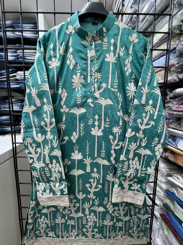 Aqua_Silk_Salwar_Kurta_For_Men