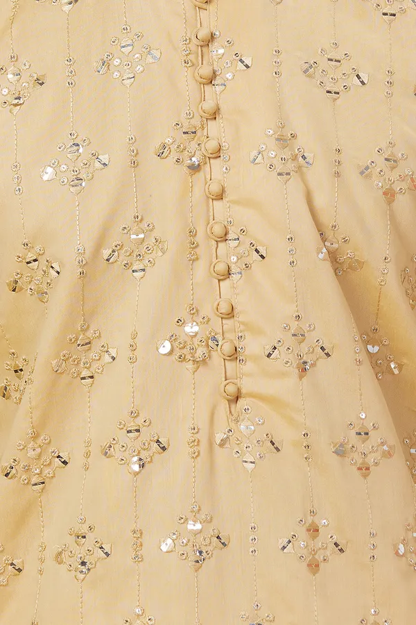 KURTA_AMBER_WITH_SEQUENCE_EMBELLISHED_WORK