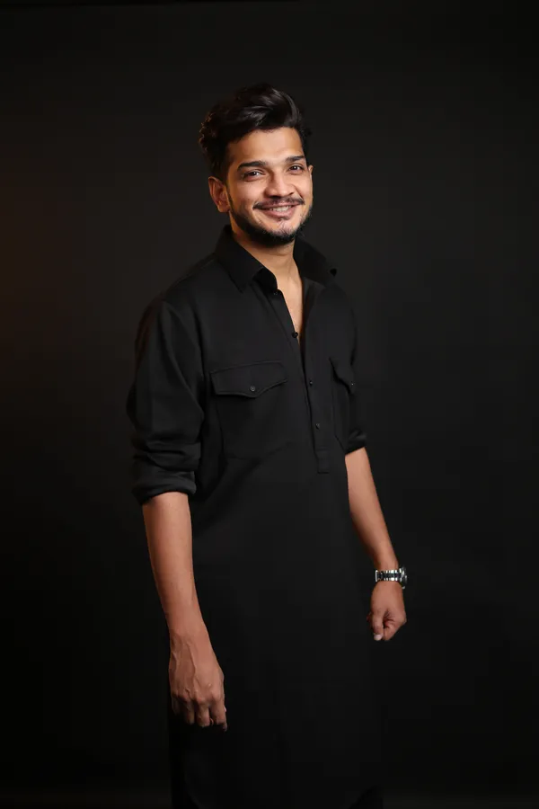 All_Stretch_Black_Pathani_Kurta