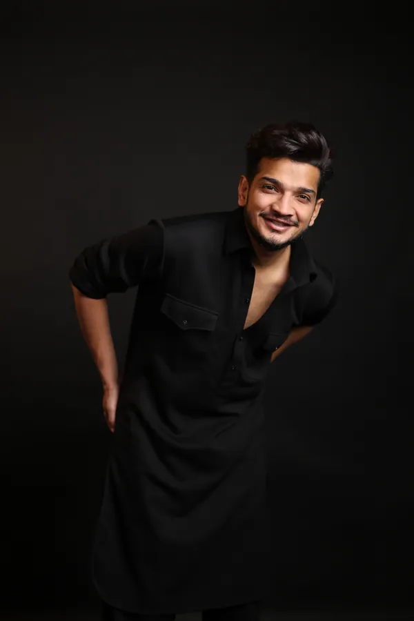 All_Stretch_Black_Pathani_Kurta