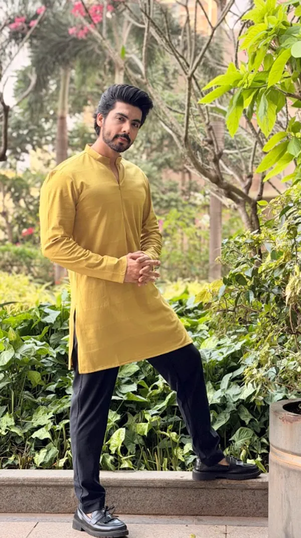 Yellow_Premium_Hosiery_Kurta_Set