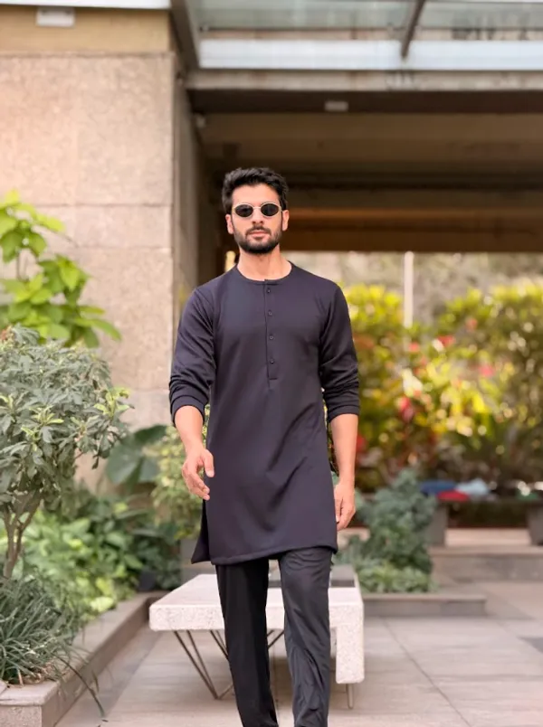 Black_Premium_Hosiery_Kurta_Set