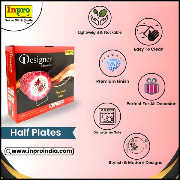 Inpro_12-Piece_Melamine_Round_Half_Plates_Set_-_Perfect_for_Snacks,_Meals_and_Entertaining!