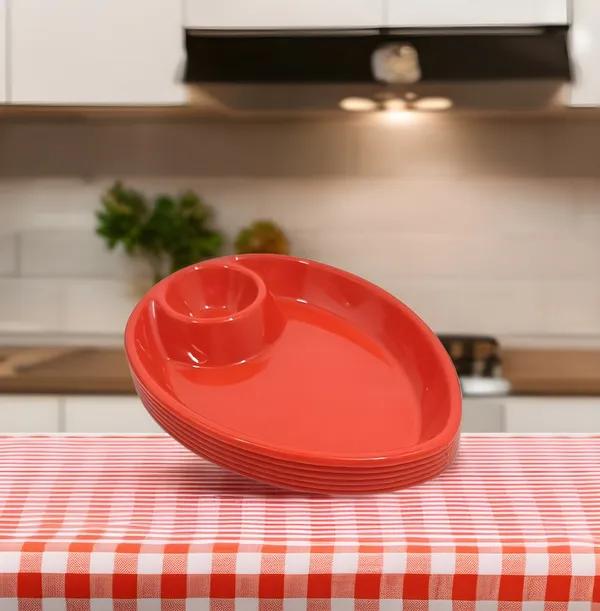 Red_Oval_Shape_Plastic_Snacks_Platter_Set_Of_6_-_Perfect_Addition_To_Your_Plates_Collection