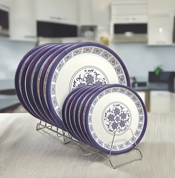 Multicolor_12-Pcs_(6_Full_Plate_&_6_Half_Plate)_Melamine_Dinner_Plates_-_Perfect_Plates_Set_For_Your_Home