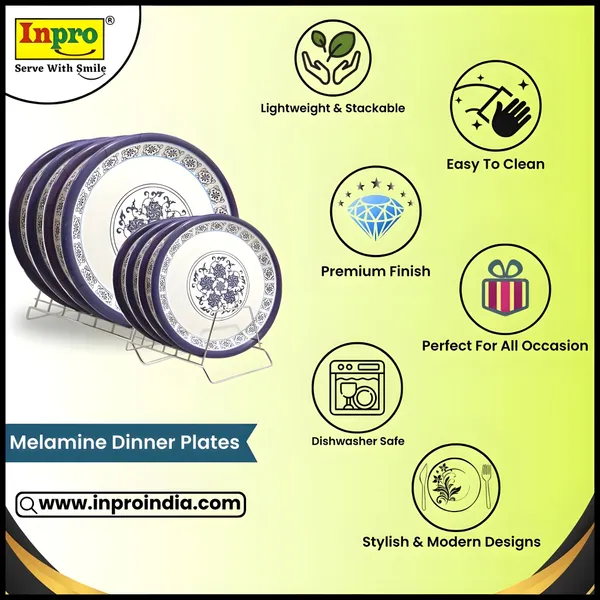 Multicolor_12-Pcs_(6_Full_Plate_&_6_Half_Plate)_Melamine_Dinner_Plates_-_Perfect_Plates_Set_For_Your_Home