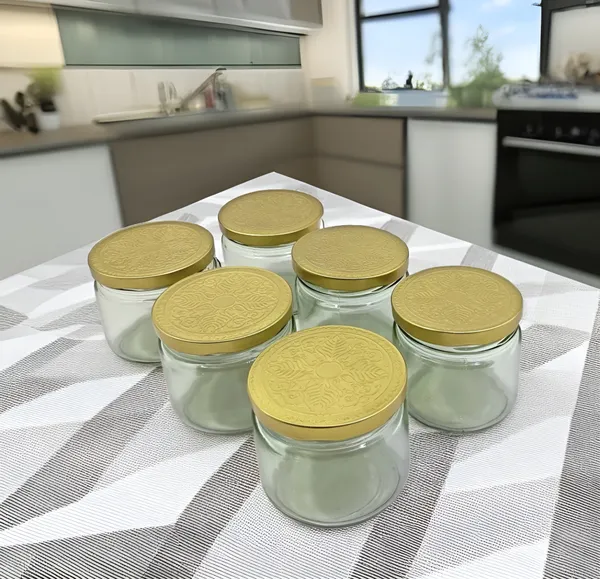 Transparent_Golden_Lid_Glass_Jar_350Ml_(Pack_Of_6)_|_Reusable_Airtight_Jar_For_Dry_Fruits,_Spices,_Kitchen_Use