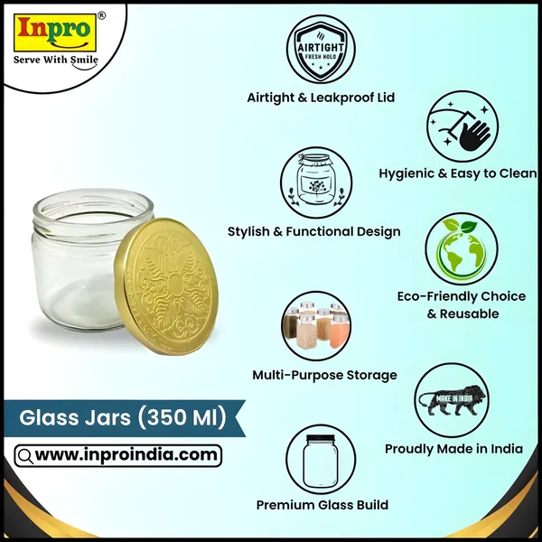 Transparent_Golden_Lid_Glass_Jar_350Ml_(Pack_Of_6)_|_Reusable_Airtight_Jar_For_Dry_Fruits,_Spices,_Kitchen_Use