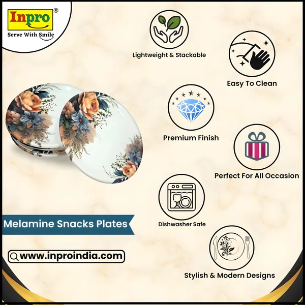 Multicolor_Melamine_Round_Small_Snack_Plates_Set_Of_6_-_Perfect_For_Dining_And_Serving
