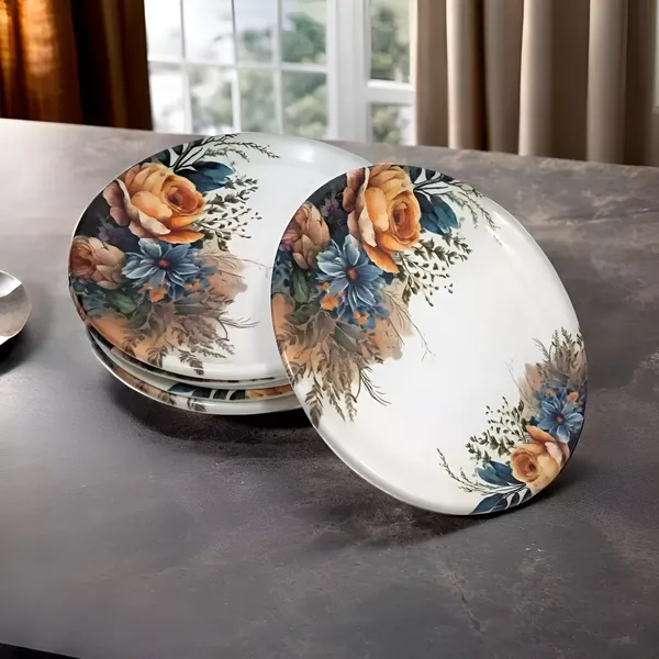 Multicolor_Melamine_Round_Small_Snack_Plates_Set_Of_6_-_Perfect_For_Dining_And_Serving