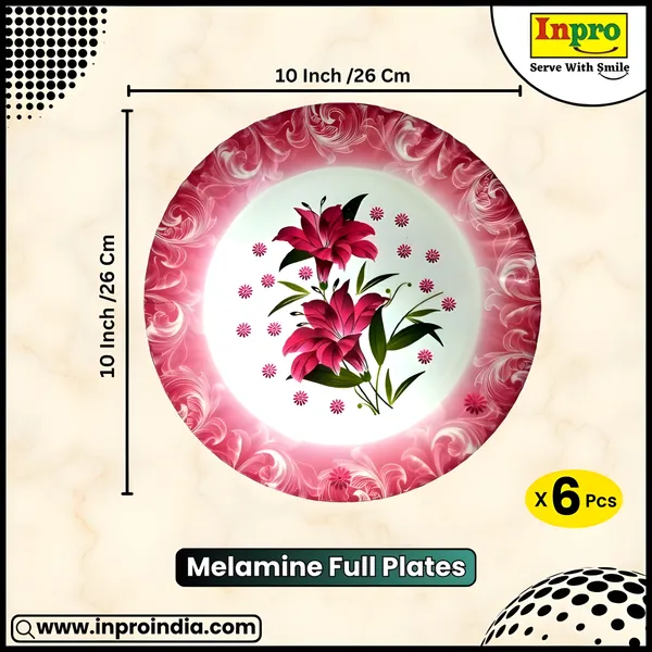 Multicolor_Ultimate_Dining_Experience_Melamine_Full_Plate_Set_Of_6-The_Perfect_Plates_Set_For_Your_Home
