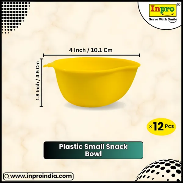 Yellow_Plastic_Mango_Snacks_Bowls_Set_Of_12_In_Yellow_Color_-_Stylish_And_Ideal_For_Daily_Use