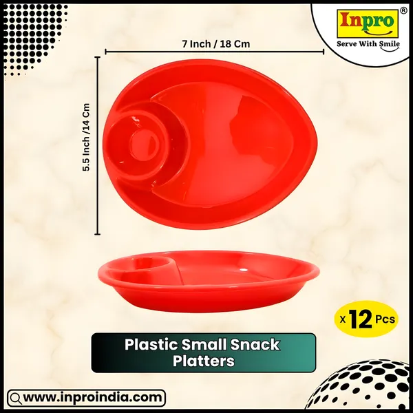 Red_Stylish_Sectioned_Plastic_Platter_Set_Of_12_In_Red_Color-_Perfect_For_Dinner_&_Entertaining