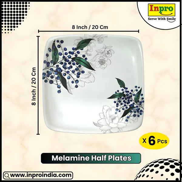 Multicolor_Stylish_Melamine_Square_Half_Plate_Set_For_Snacks_-_Pack_Of_6_Perfect_For_Kitchen_Utensils
