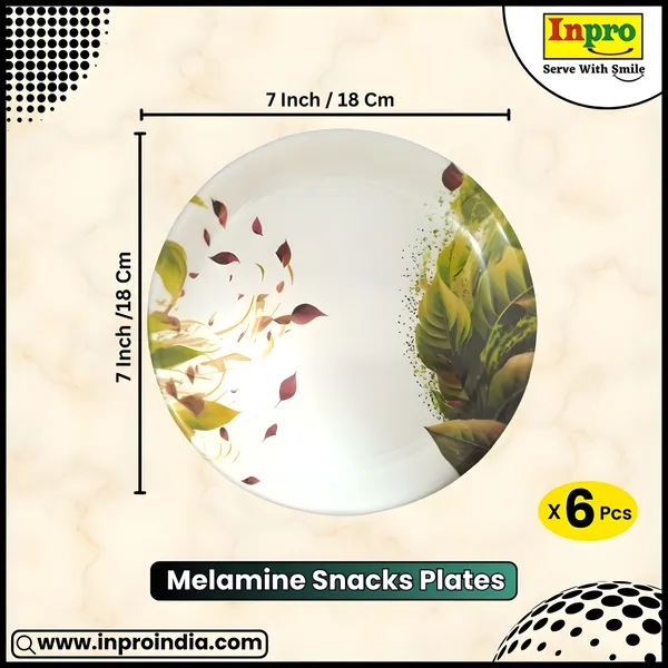 Multicolor_Set_Of_6_Melamine_Round_Small_Snack_Quarter_Plates-_Perfect_Addition_To_Your_Kitchen_Utensils