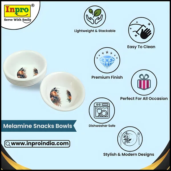 Multicolor_Melamine_Round_Bowls_Set_Of_6_-_Perfect_For_Serving_|_Multi-Purpose_Bowls_For_Snacks