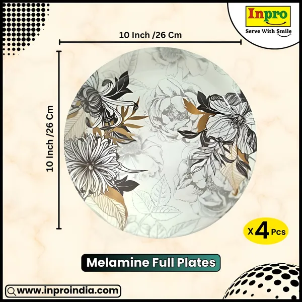 Multicolor_Elegance_With_Our_4_-Piece_Melamine_Round_Dinner_Plate-_The_Perfect_Plates_Set_For_Your_Home