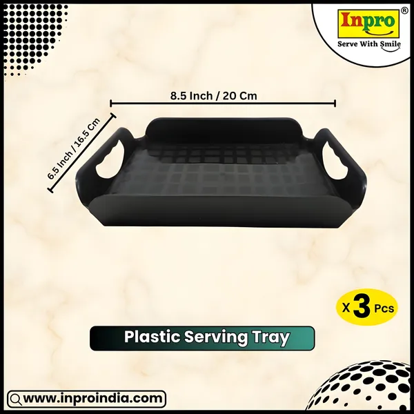 Black_Small_Serving_Tray_Set_Of_3-Unbreakable_Plastic/Polypropylene_Tray_Set-_Ideal_For_Picnics,_Parties,_Catering_Events,_And_Daily_Home_Use.