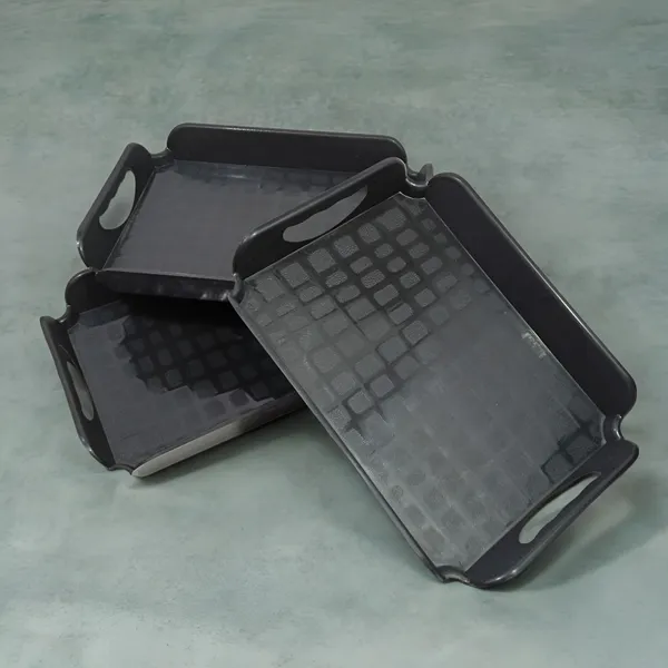 Black_Small_Serving_Tray_Set_Of_3-Unbreakable_Plastic/Polypropylene_Tray_Set-_Ideal_For_Picnics,_Parties,_Catering_Events,_And_Daily_Home_Use.